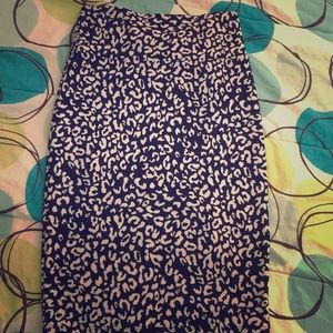 Lularoe Cheeta Print skirt